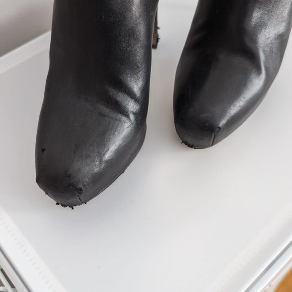 Brian Atwood Black Booties - Picture 3 of 5